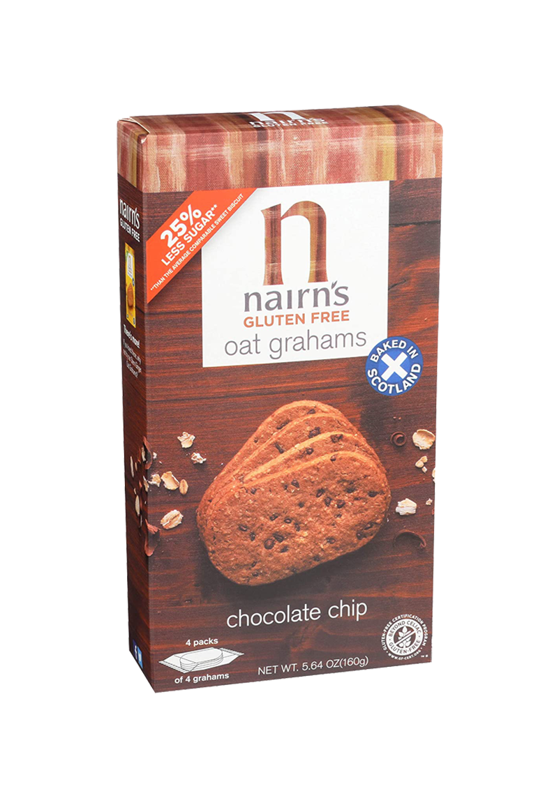 Nairn's Gluten free oat grahams chocolate chip 160g