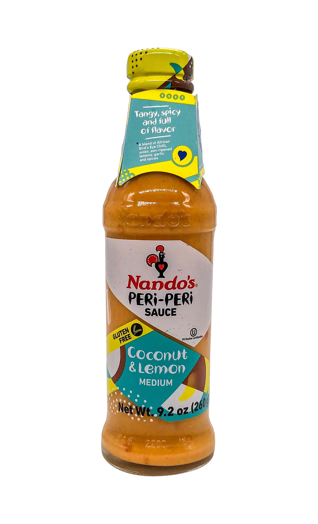 Nando's Peri-Peri Sauce Coconut & Lemon Medium (Gluten Free) 260g