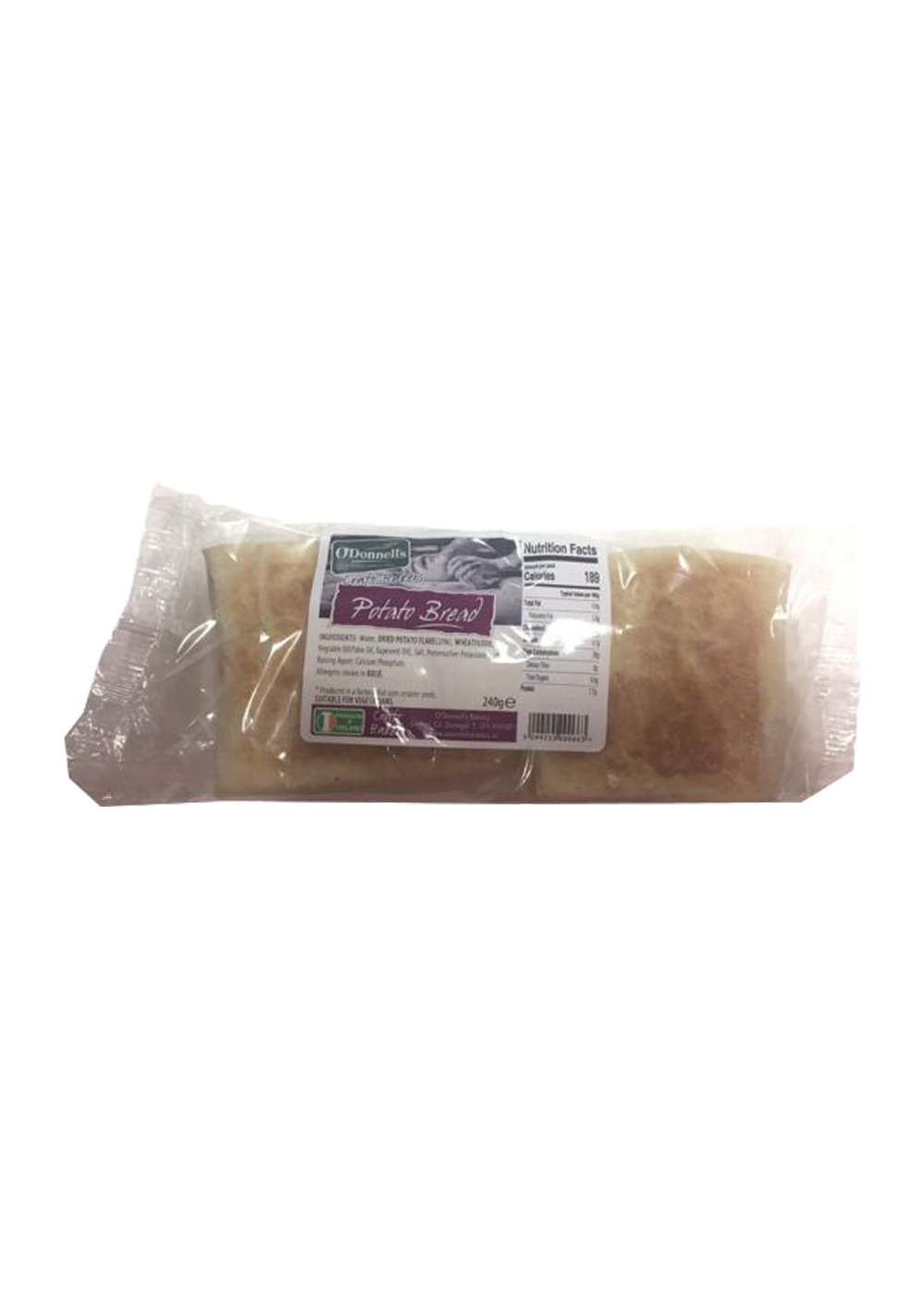 O'Donnell's Craft Bakers Potato Bread 240g