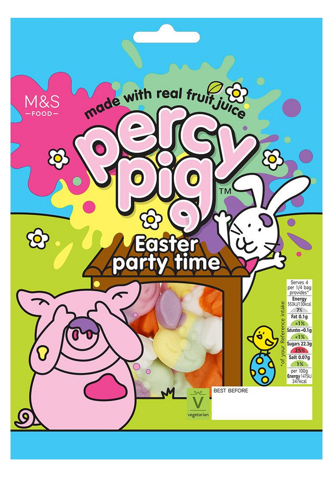 Percy Pig Easter party time 150g