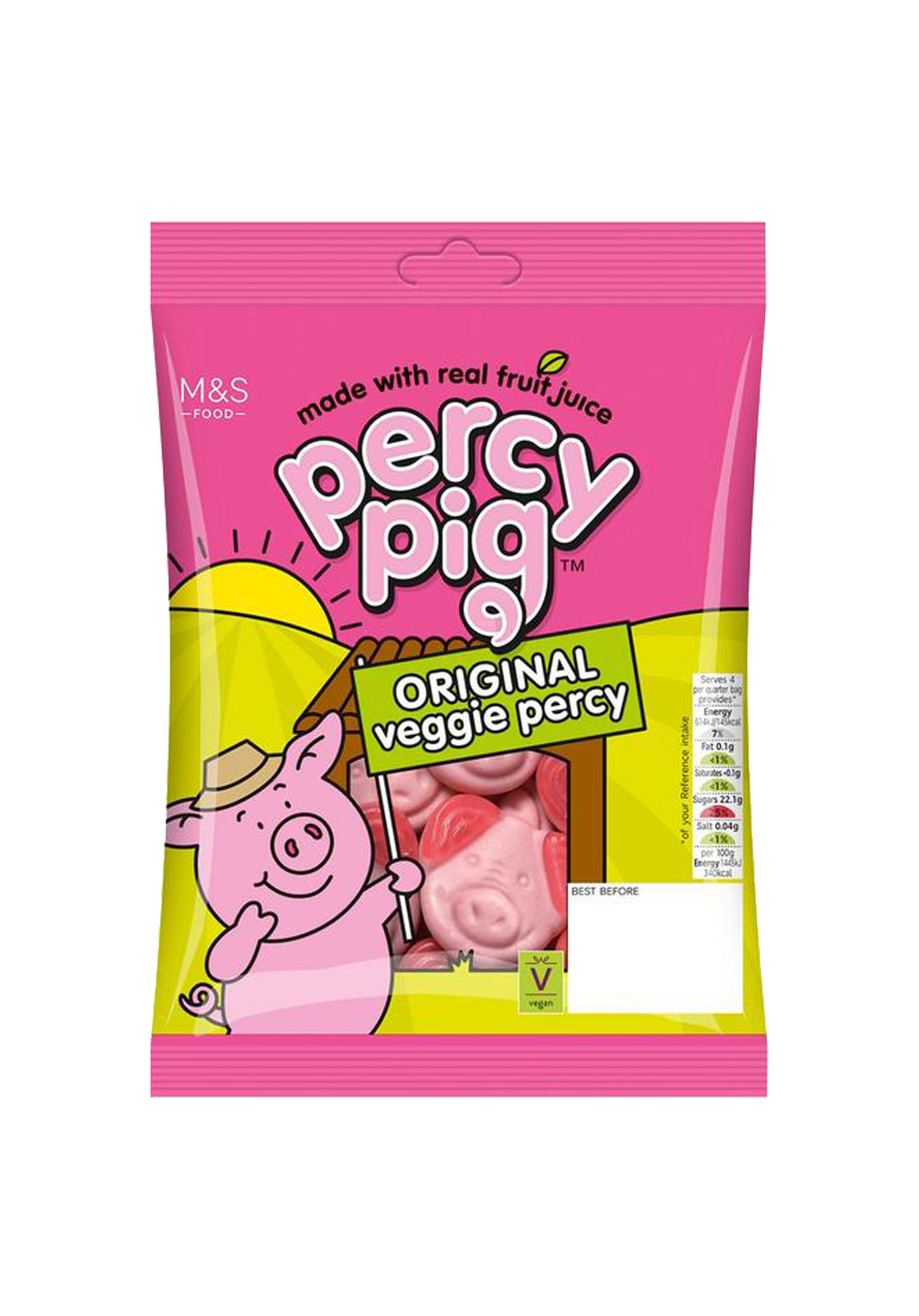 Percy Pig original veggie percy 170g Shi Eurasia