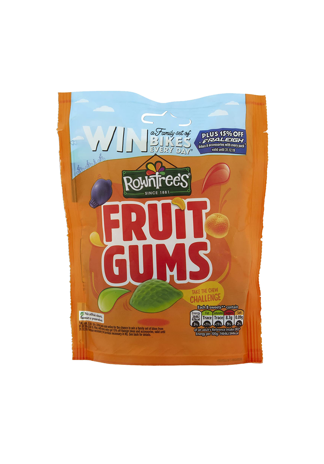 Rowntrees Fruit Gums Pouch Bag 150g