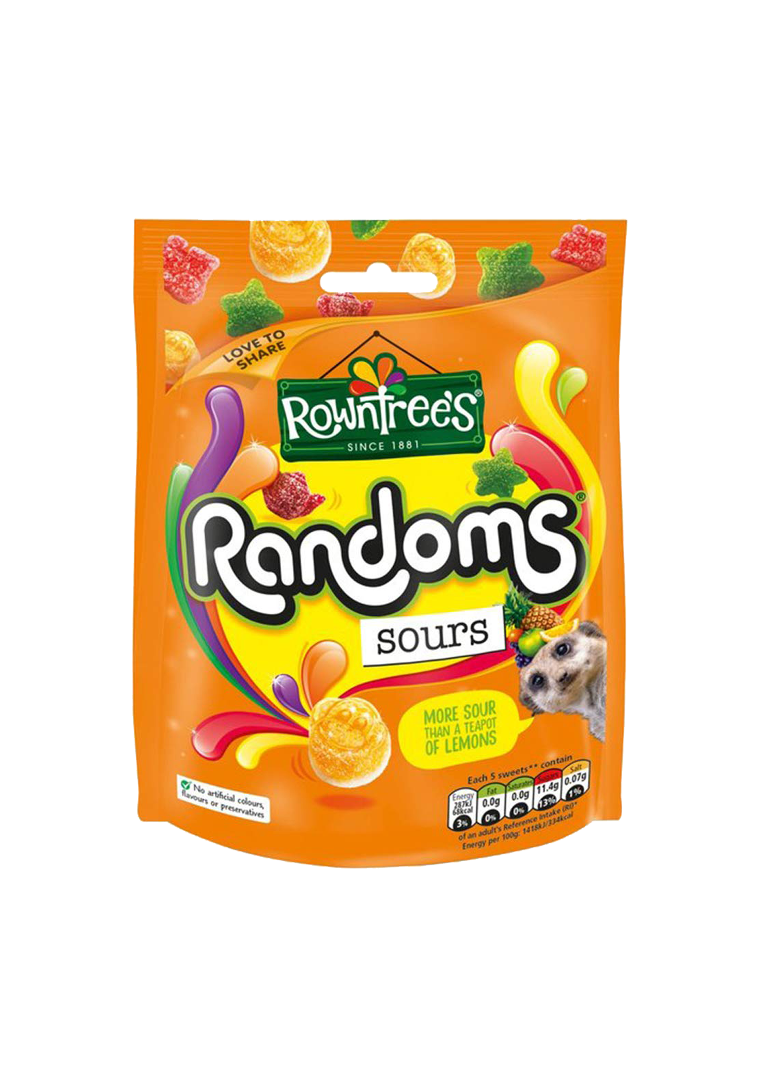 Rowntrees Randoms Sours 140g – Shi Eurasia