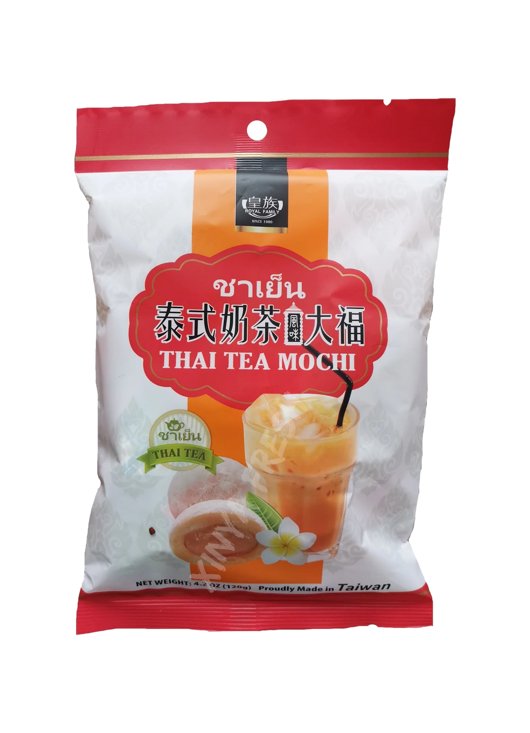 Royal Family Food Thai Tea Mochi 120g