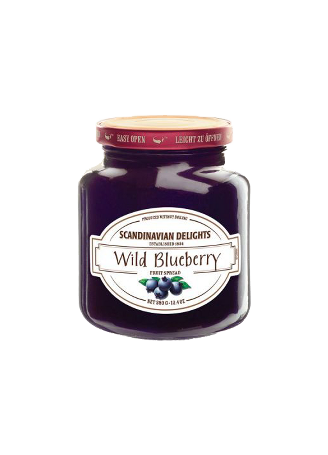 Scandinavian Delights Wild Blueberry 380g