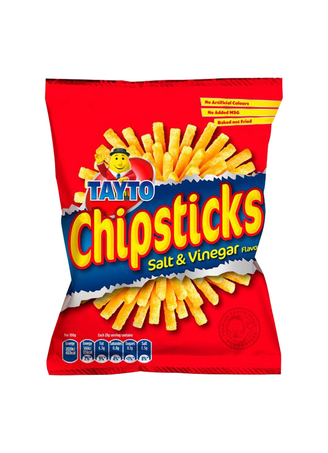 Tayto Chipsticks Salt & Vinegar Flavour (28g)