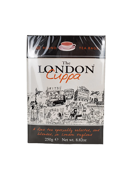 The London Cuppa Tea 80 Round Tea Bags 250g