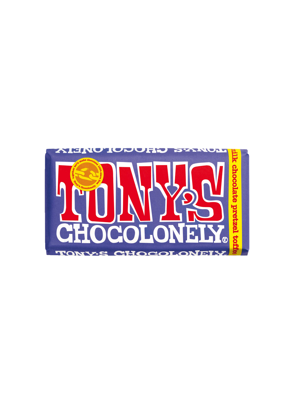 Tony's Chocolonely Pretzel Toffee Dark Milk Chocolate 180g