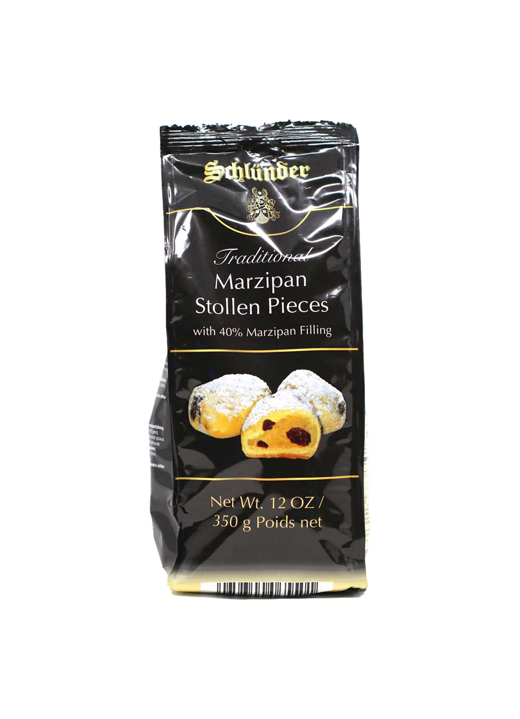 Traditional German Marzipan Stollen Pieces with 40% filling 350g