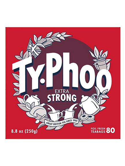TyPhoo Extra Strong 80 Tea Bags 250g
