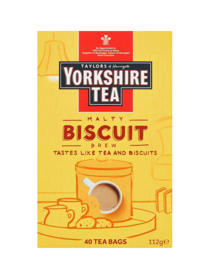 Yorkshire Tea Malty Biscuit 40 tea bags