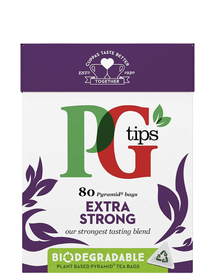 PG tips Extra Strong 80 Pyramid tea bags