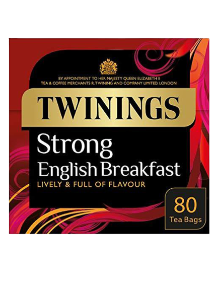 Twinings Strong English Breakfast 80 tea bags