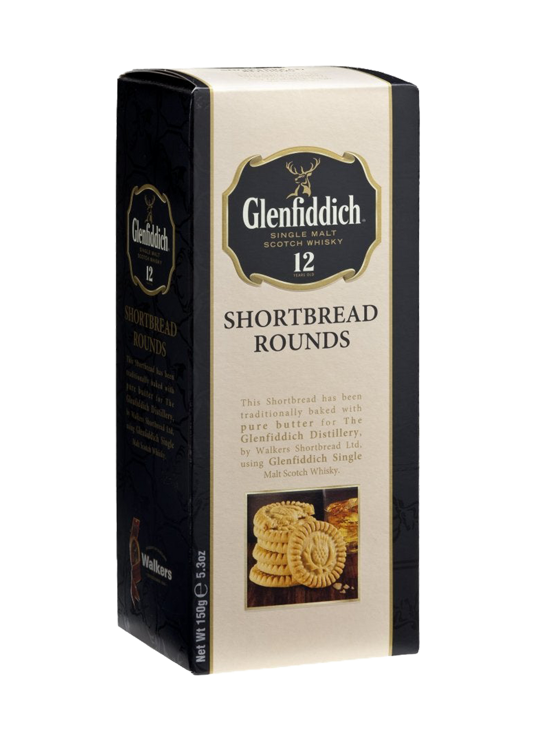 Walkers Glenfiddich 12 Shortbread Rounds 150g