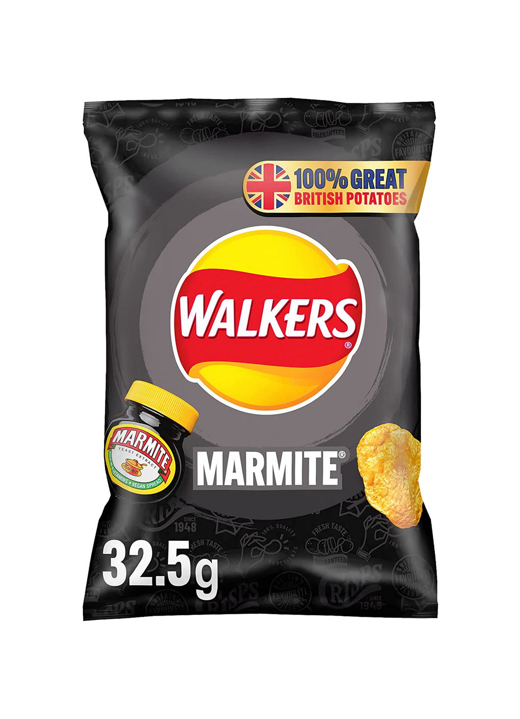 Walkers Marmite Crisps Chips 32.5g
