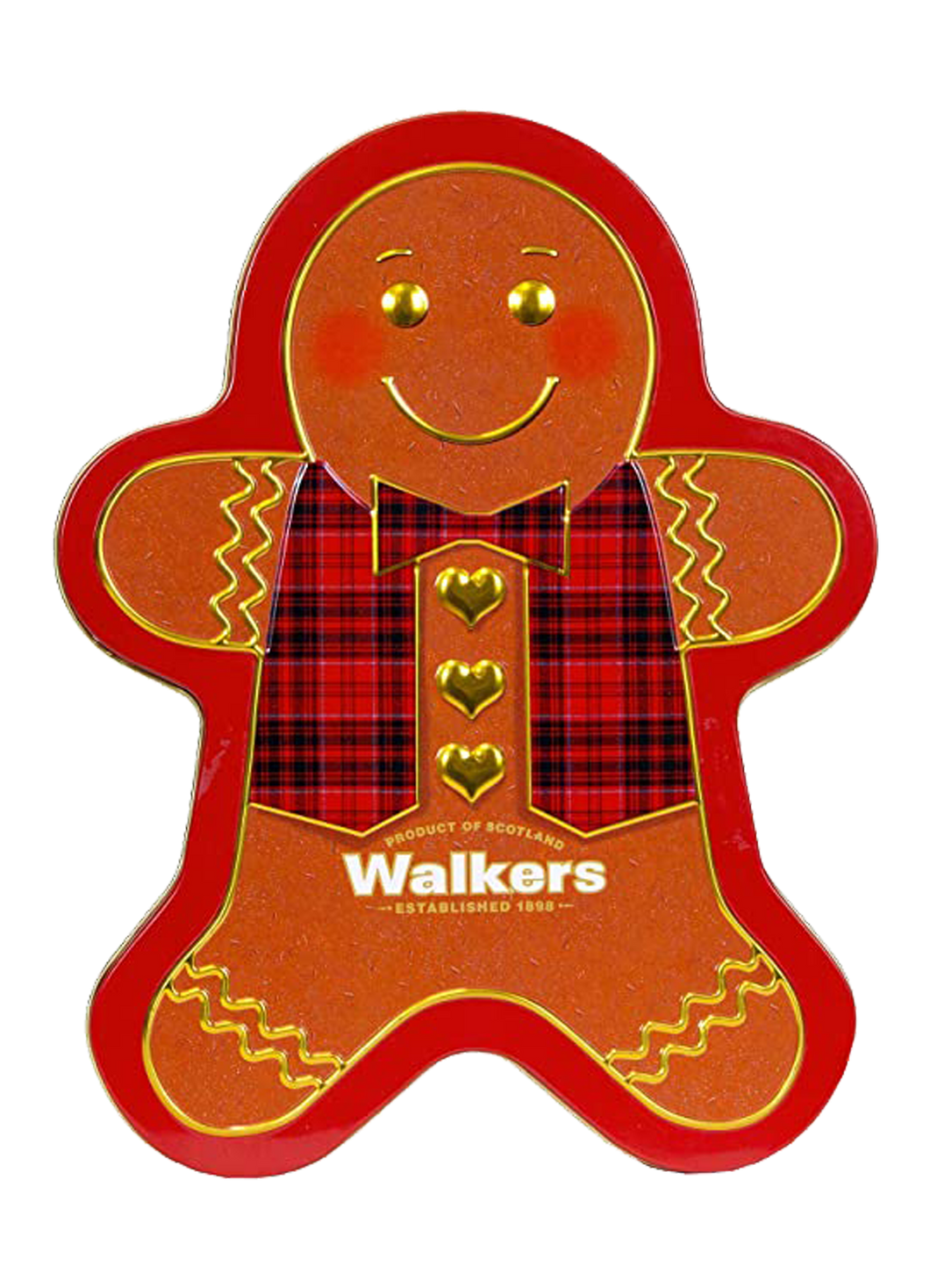 Walkers Pure Butter Mini Gingerbread Men Shortbread Biscuits 300g