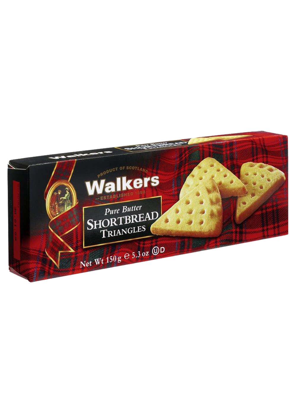 Walkers Pure Butter Triangles Shortbread 150g