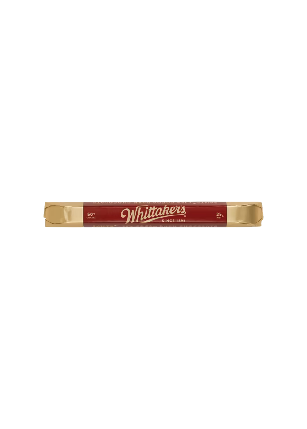 Whittaker's 50% Cocoa Dark Chocolate Bar 25g
